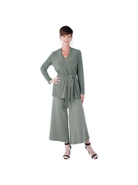 Brian Bailey BNWOT knit culottes XSmall olive crop